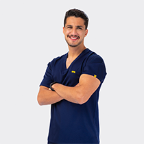 Pyjama de bloc Homme Col V