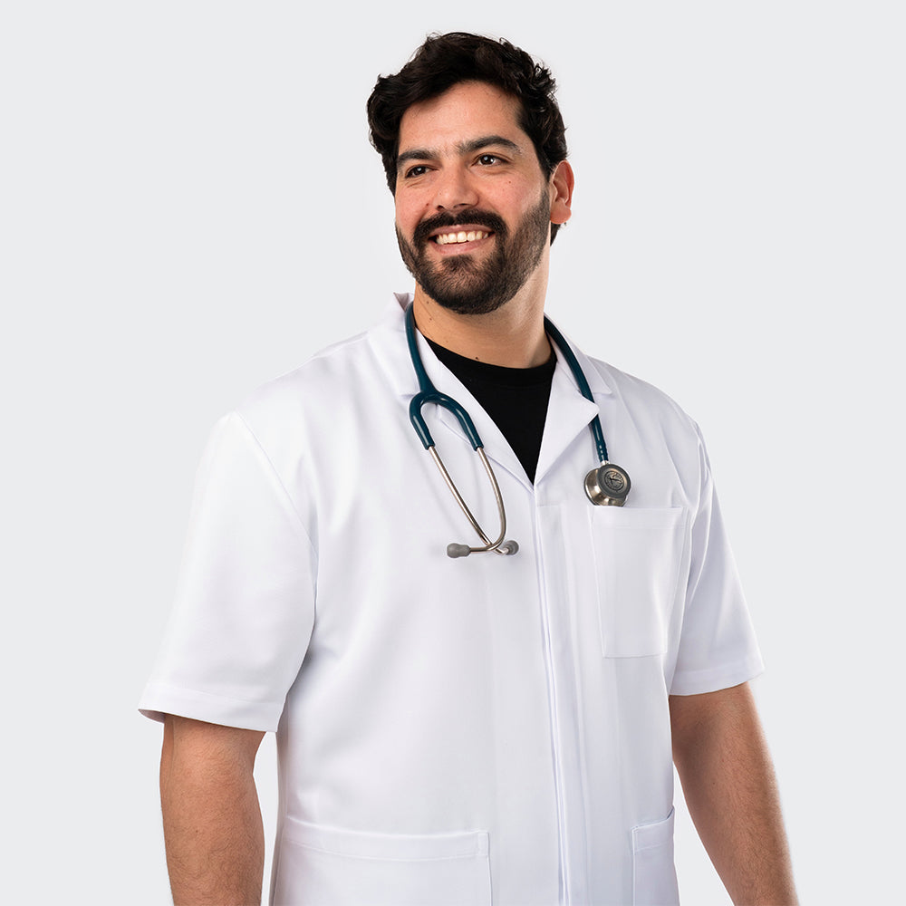 Blouse PRO™ Demi Manches Col Chemisier - Homme
