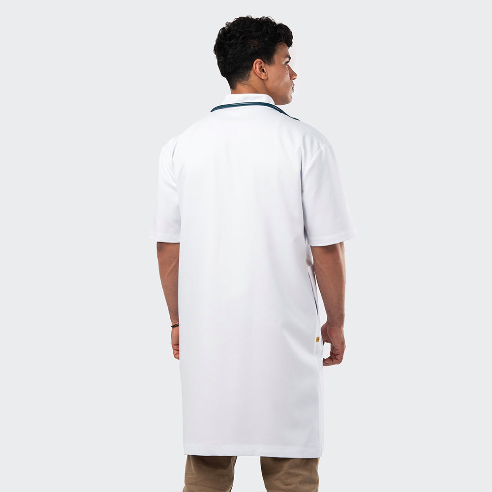 Blouse PRO™ Demi Manches Col Officier - Homme