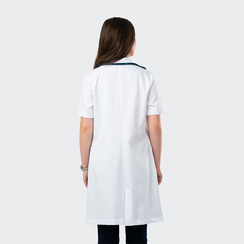 Blouse PRO™ Demi Manches Col Chemisier - Femme