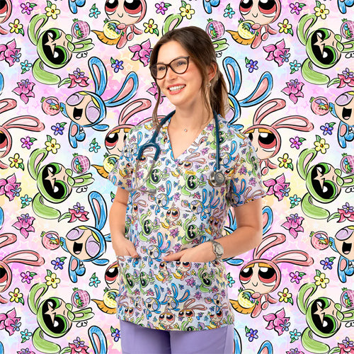 Pyjama de bloc Prints imprimé femme The Powerpuff Girls