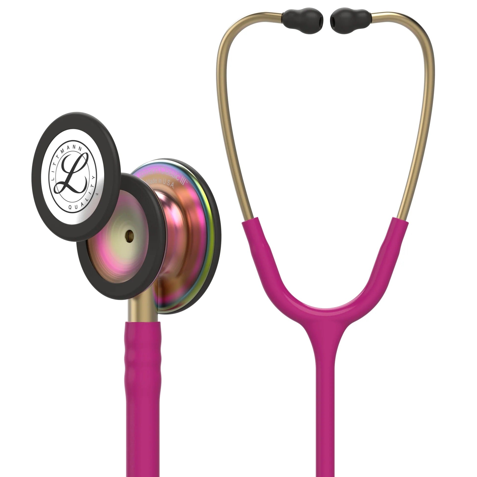 Stéthoscope 3M™ Littmann® Classic III™, Framboise Rainbow