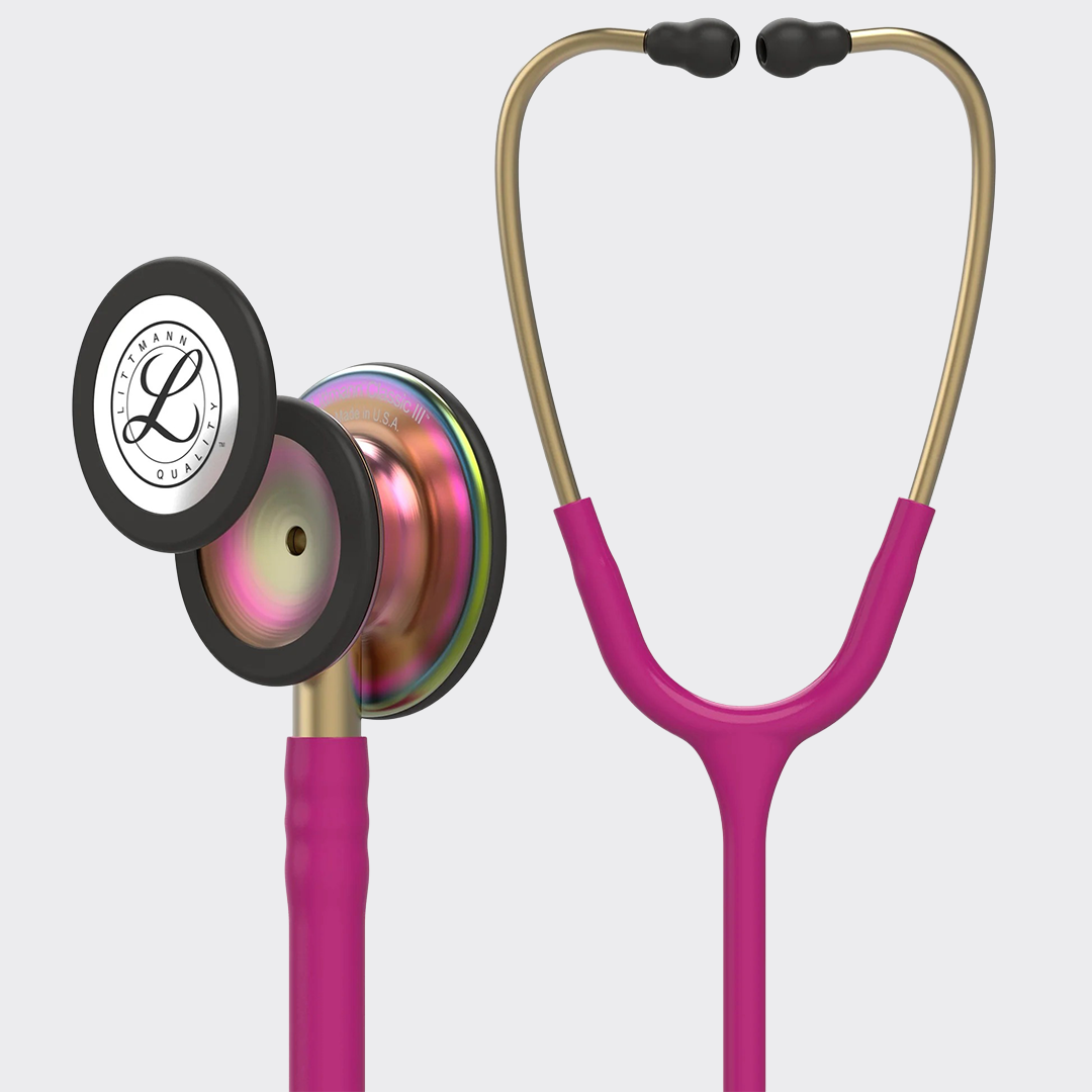 Stéthoscope Littmann Classic 3 Framboise Rainbow Arc_en_ciel 5806 Maroc