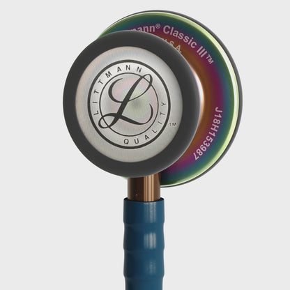 Stéthoscope 3M™ Littmann® Classic III™, Bleu Caraïbes Rainbow Edition