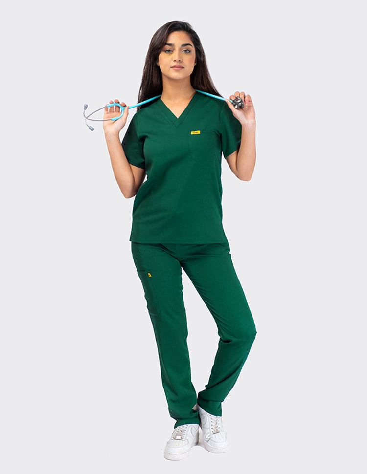 Les Pyjama De Bloc Col V Stretch Femme Beez Uniforms les-pyjama-de-bloc-col-v-stretch-femme-beez-uniforms