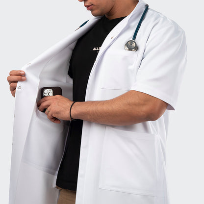 Blouse PRO™ Demi Manches Col Officier - Homme