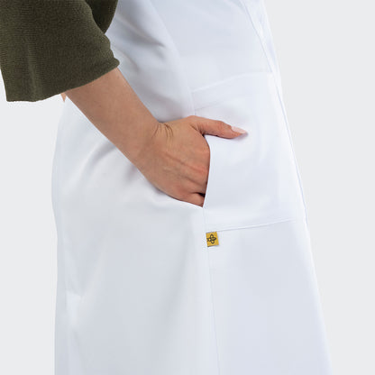 Blouse PRO™ Demi Manches Col Officier - Femme